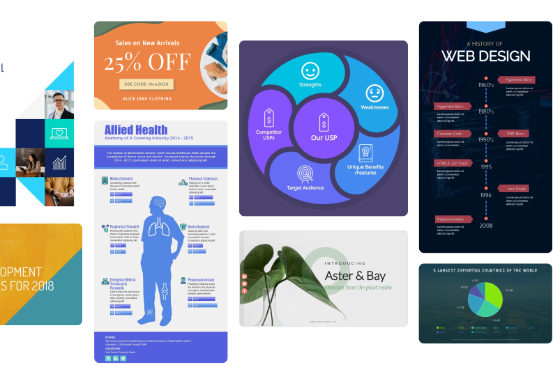 从简单的品牌视觉效果<br>到完全互动的内容
