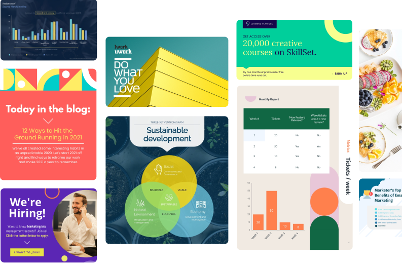 从简单的品牌视觉效果<br>到完全互动的内容
